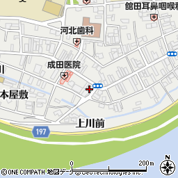 飯野川周辺の地図