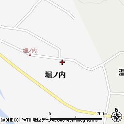 新潟県村上市堀ノ内308周辺の地図