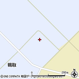 宮城県遠田郡美里町福ケ袋鶴取周辺の地図