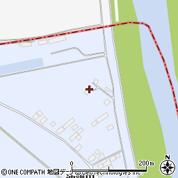 宮城県大崎市鹿島台船越本屋敷16周辺の地図