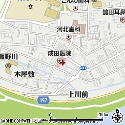 成田医院周辺の地図