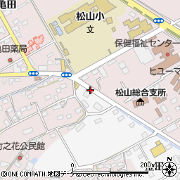 松山小学校周辺の地図