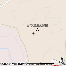 日の出山瓦窯跡周辺の地図