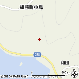 宮城県石巻市雄勝町小島小島20-2周辺の地図