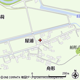 宮城県石巻市小船越屋浦周辺の地図