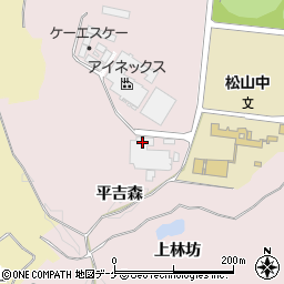 宮城県大崎市松山千石平吉森周辺の地図