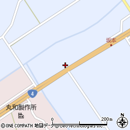 宮城県大崎市三本木坂本鹿島周辺の地図