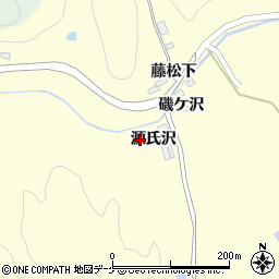 宮城県大崎市三本木桑折（源氏沢）周辺の地図