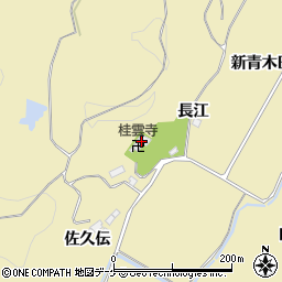 桂雲寺周辺の地図