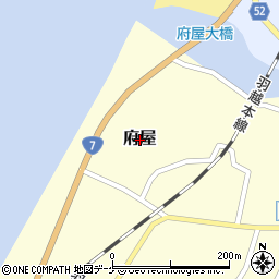 新潟県村上市府屋周辺の地図