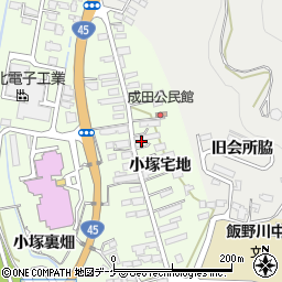 宮城県石巻市成田小塚宅地周辺の地図