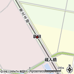 宮城県大崎市松山須摩屋新田周辺の地図