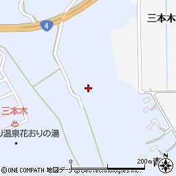 宮城県大崎市三本木坂本青山12-2周辺の地図