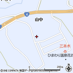 宮城県大崎市三本木坂本観音沢周辺の地図