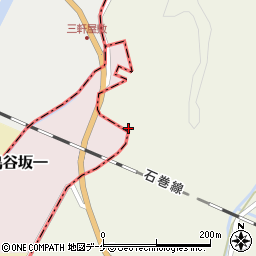 宮城県石巻市前谷地天王山42-3周辺の地図