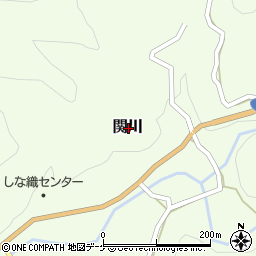 山形県鶴岡市関川周辺の地図