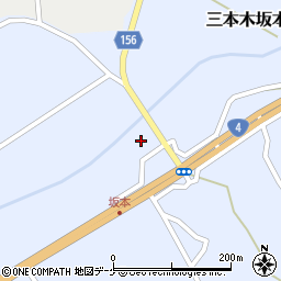 宮城県大崎市三本木坂本（鳥屋下前）周辺の地図