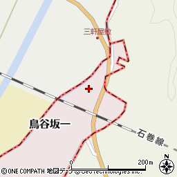 宮城県遠田郡美里町鳥谷坂一11周辺の地図