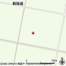 宮城県大崎市松山須摩屋新築道周辺の地図
