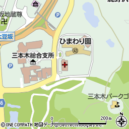 三本木児童交流センター周辺の地図