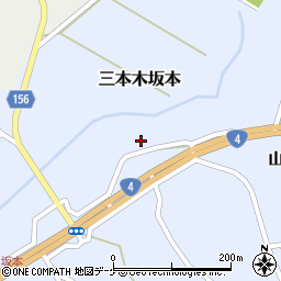 宮城県大崎市三本木坂本新観音周辺の地図