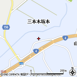宮城県大崎市三本木坂本（新観音）周辺の地図