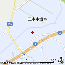 宮城県大崎市三本木坂本石橋周辺の地図