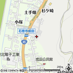 宮城県石巻市相野谷杉ケ崎4-2周辺の地図