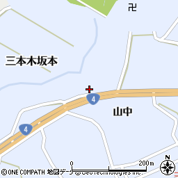 宮城県大崎市三本木坂本観音堂周辺の地図