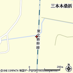 宮城県大崎市三本木桑折寺西1周辺の地図