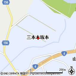 宮城県大崎市三本木坂本周辺の地図
