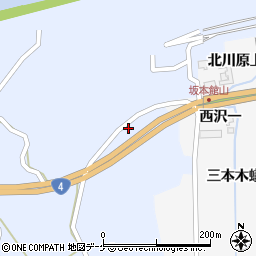 宮城県大崎市三本木坂本青山9-2周辺の地図