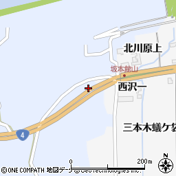 宮城県大崎市三本木坂本（萬坂）周辺の地図