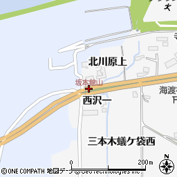 坂本館山周辺の地図