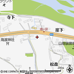 宮城県大崎市三本木蟻ケ袋東沢周辺の地図