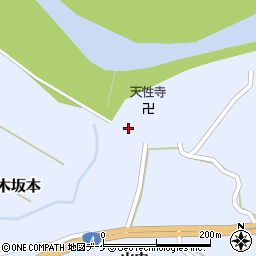 宮城県大崎市三本木坂本寺前周辺の地図