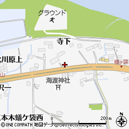 宮城県大崎市三本木蟻ケ袋寺下周辺の地図