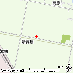 宮城県大崎市松山須摩屋新高原周辺の地図