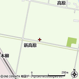 宮城県大崎市松山須摩屋（新高原）周辺の地図