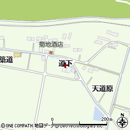 宮城県大崎市松山須摩屋道下周辺の地図