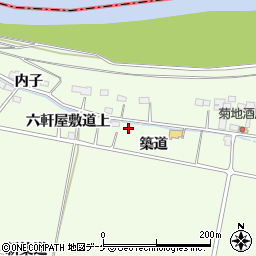 宮城県大崎市松山須摩屋（築道）周辺の地図