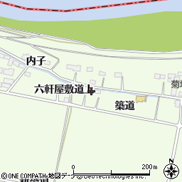 宮城県大崎市松山須摩屋六軒屋敷道上147周辺の地図