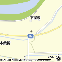 宮城県大崎市三本木桑折下屋敷42周辺の地図