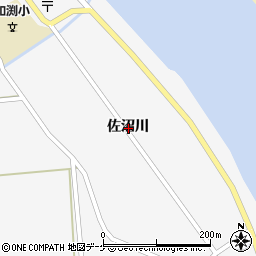 宮城県石巻市和渕佐沼川周辺の地図