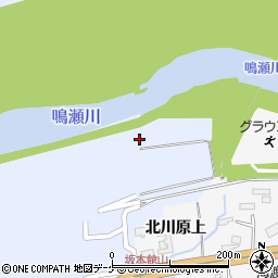 宮城県大崎市三本木坂本北川原周辺の地図