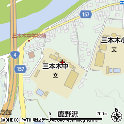 大崎市立三本木中学校周辺の地図