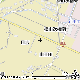宮城県大崎市松山次橋（日吉）周辺の地図
