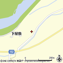宮城県大崎市三本木桑折下屋敷21周辺の地図
