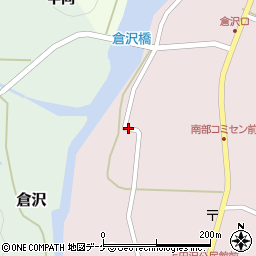 山形県鶴岡市上田沢船渡周辺の地図