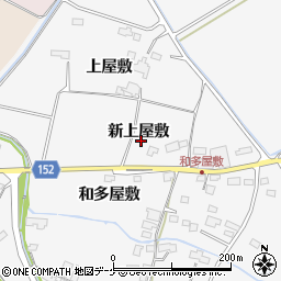 宮城県遠田郡美里町和多田沼新上屋敷周辺の地図